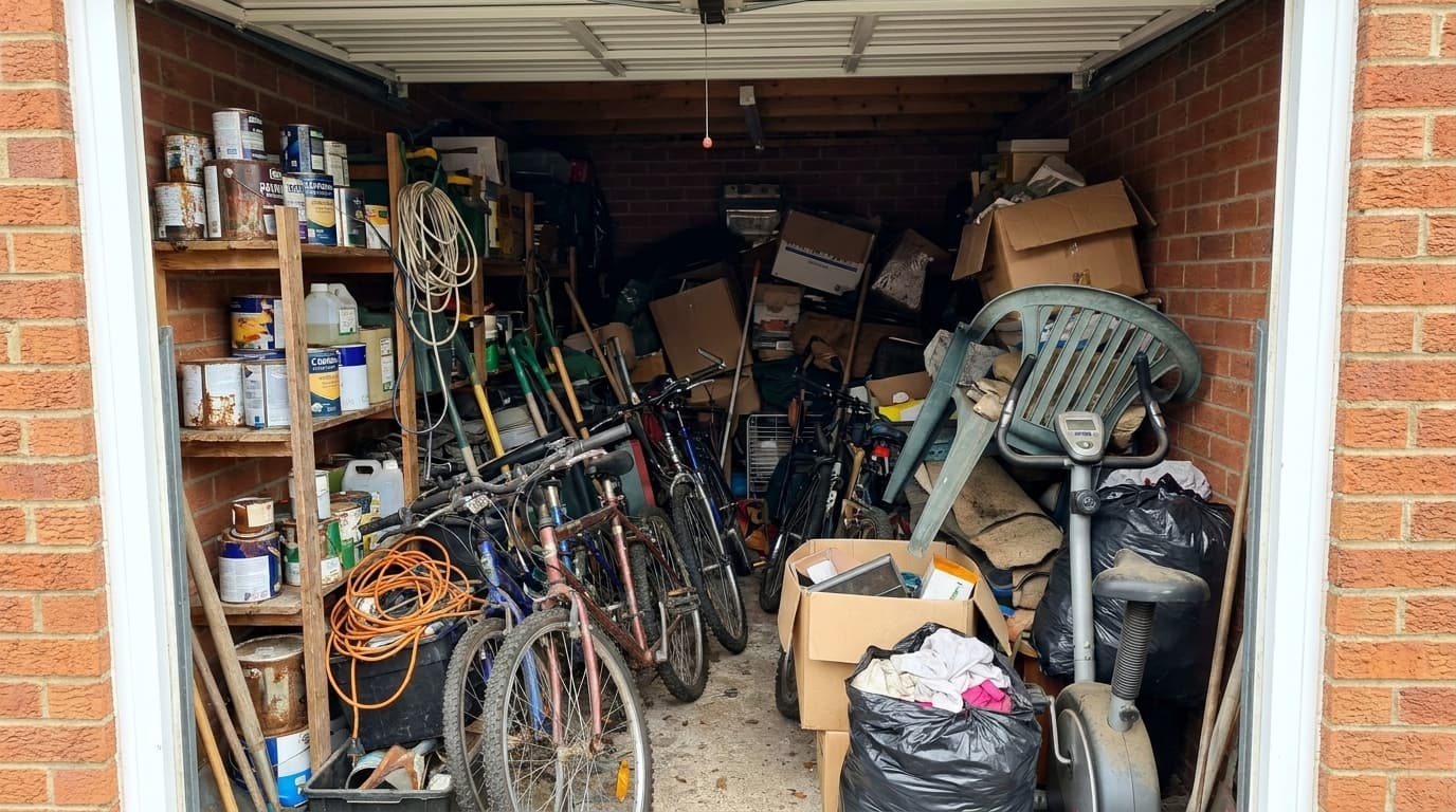 Guide to clearing out a cluttered garage