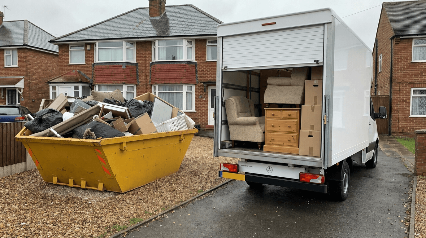 Comparing house clearance and skip hire